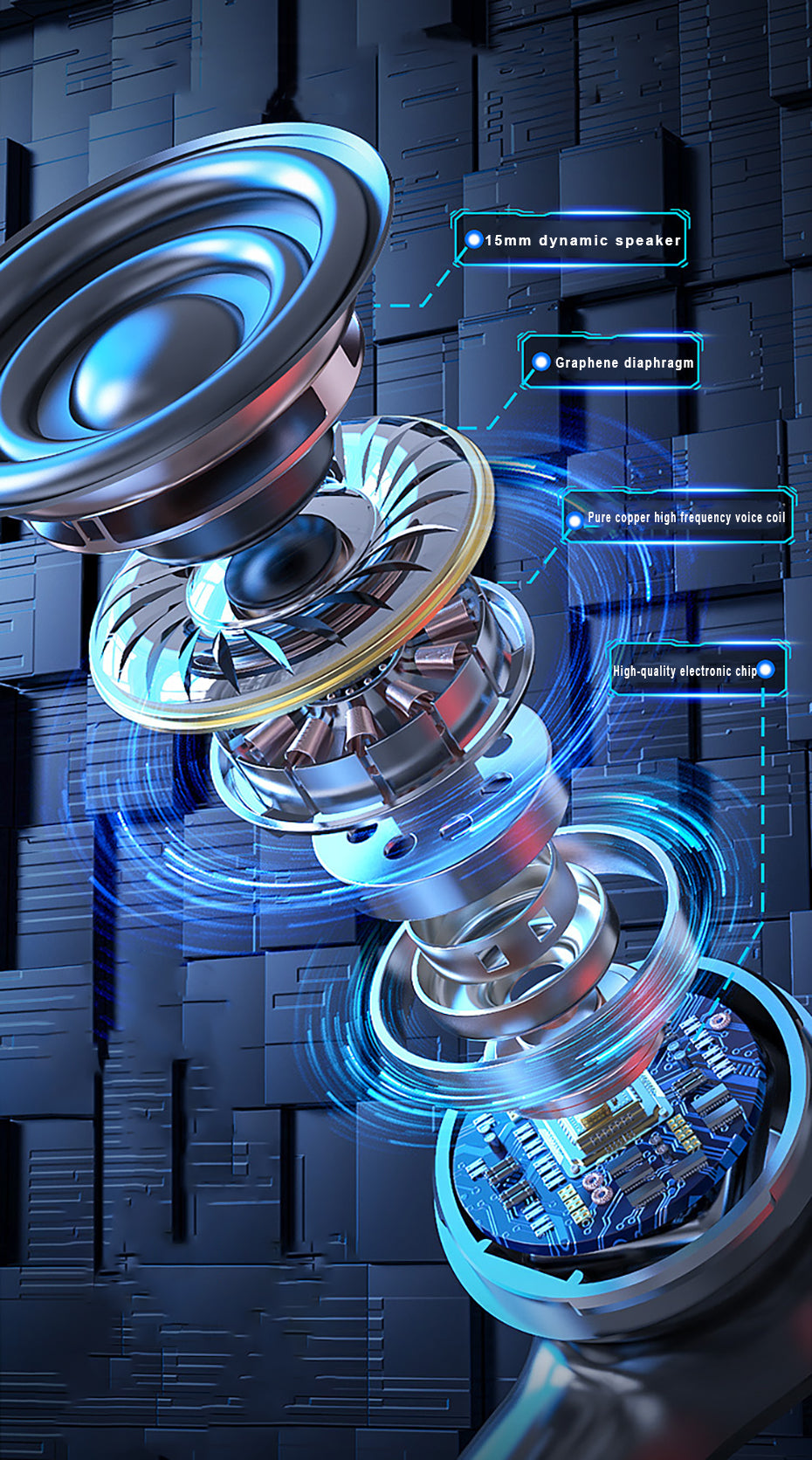 Wireless Active Noise Cancellation Earbuds