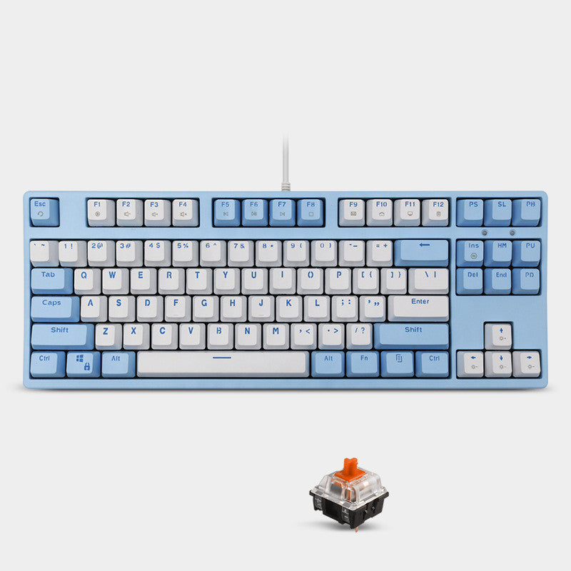 Mechanical Sea Rhyme Light Blue Keyboard