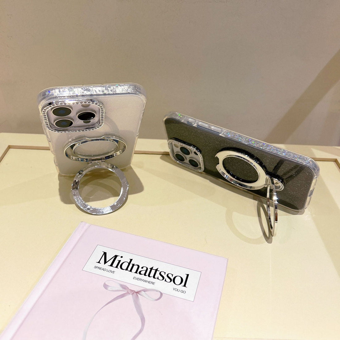 Epoxy Gradient Glitter Mobile Phone Cases