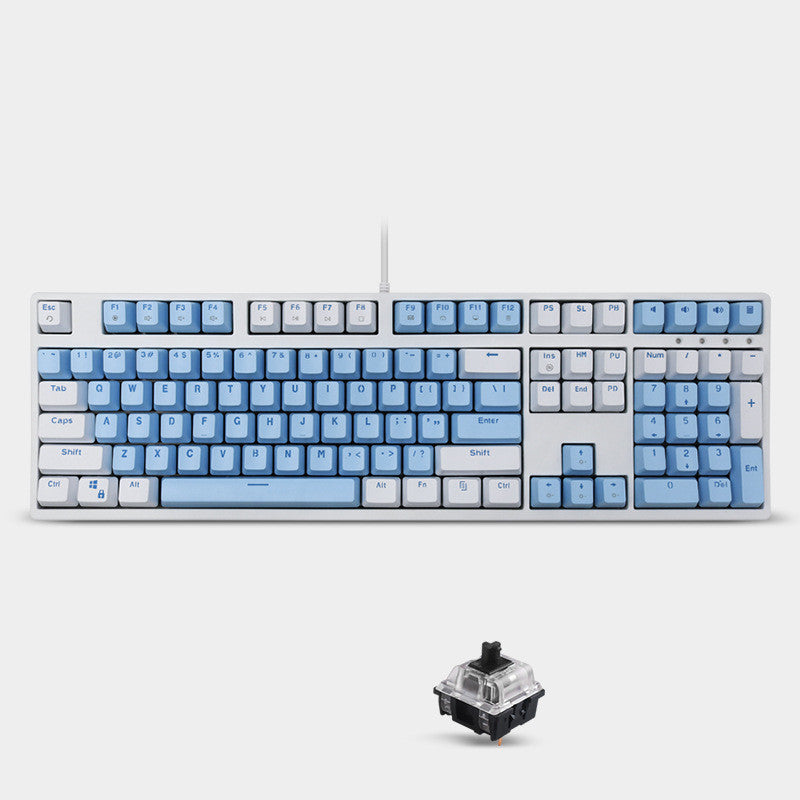 Mechanical Sea Rhyme Light Blue Keyboard