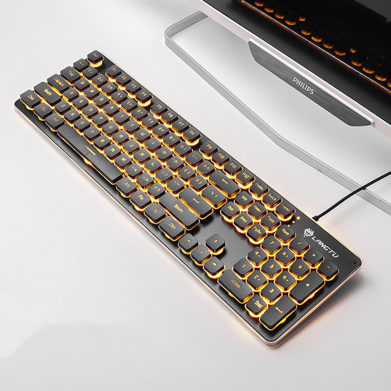 Wired Film Luminous USB Gaming Keyboard