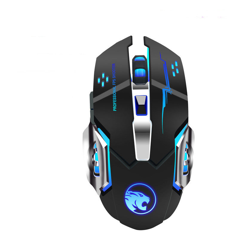 Wireless Gaming Luminous Rechargeable Wired Mouse