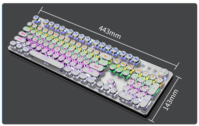 104 Anti-ghosting Luminous Wired Gaming Keyboard