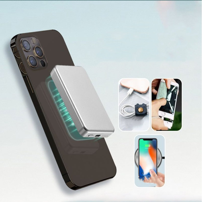 Applicable To12 Wireless Magnetic Charging Power Bank