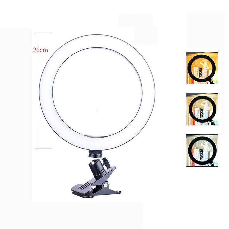 Compatible with Apple Desktop Tripod Stand Ring Light