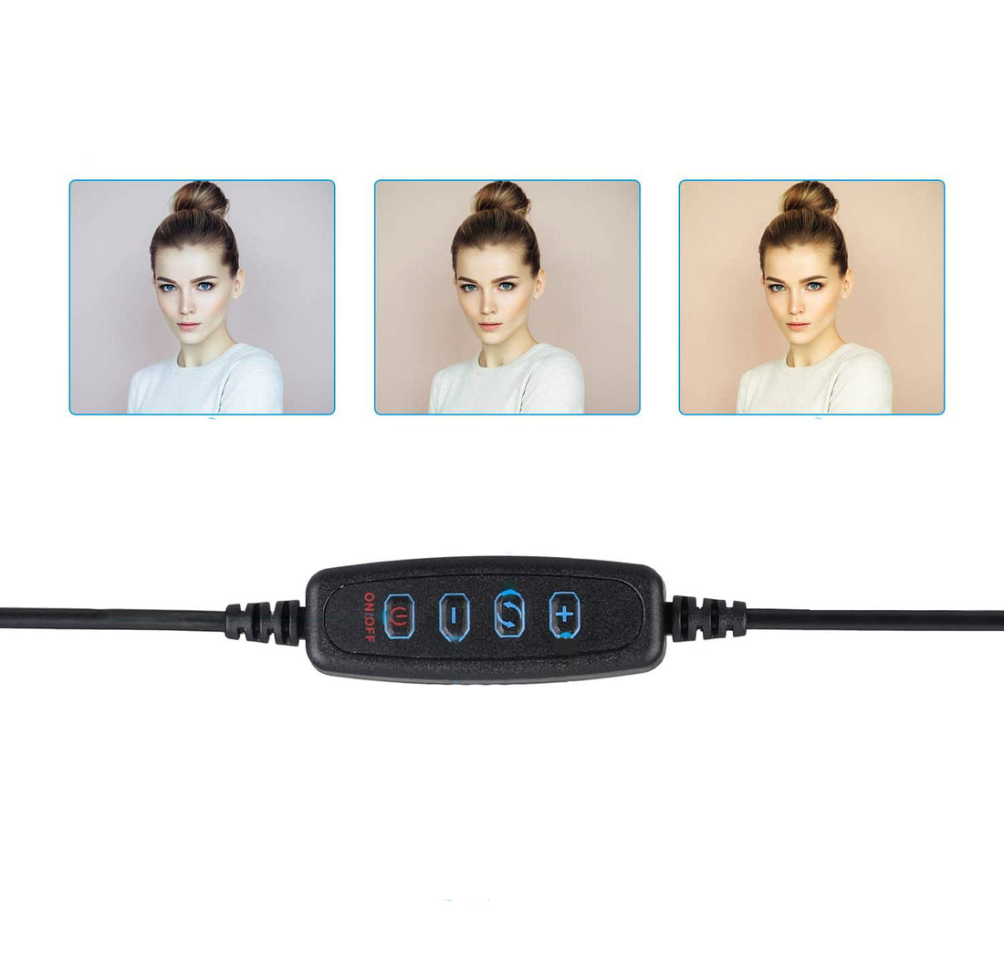 Compatible with Apple 10 LED Ring Light Tripod Stand