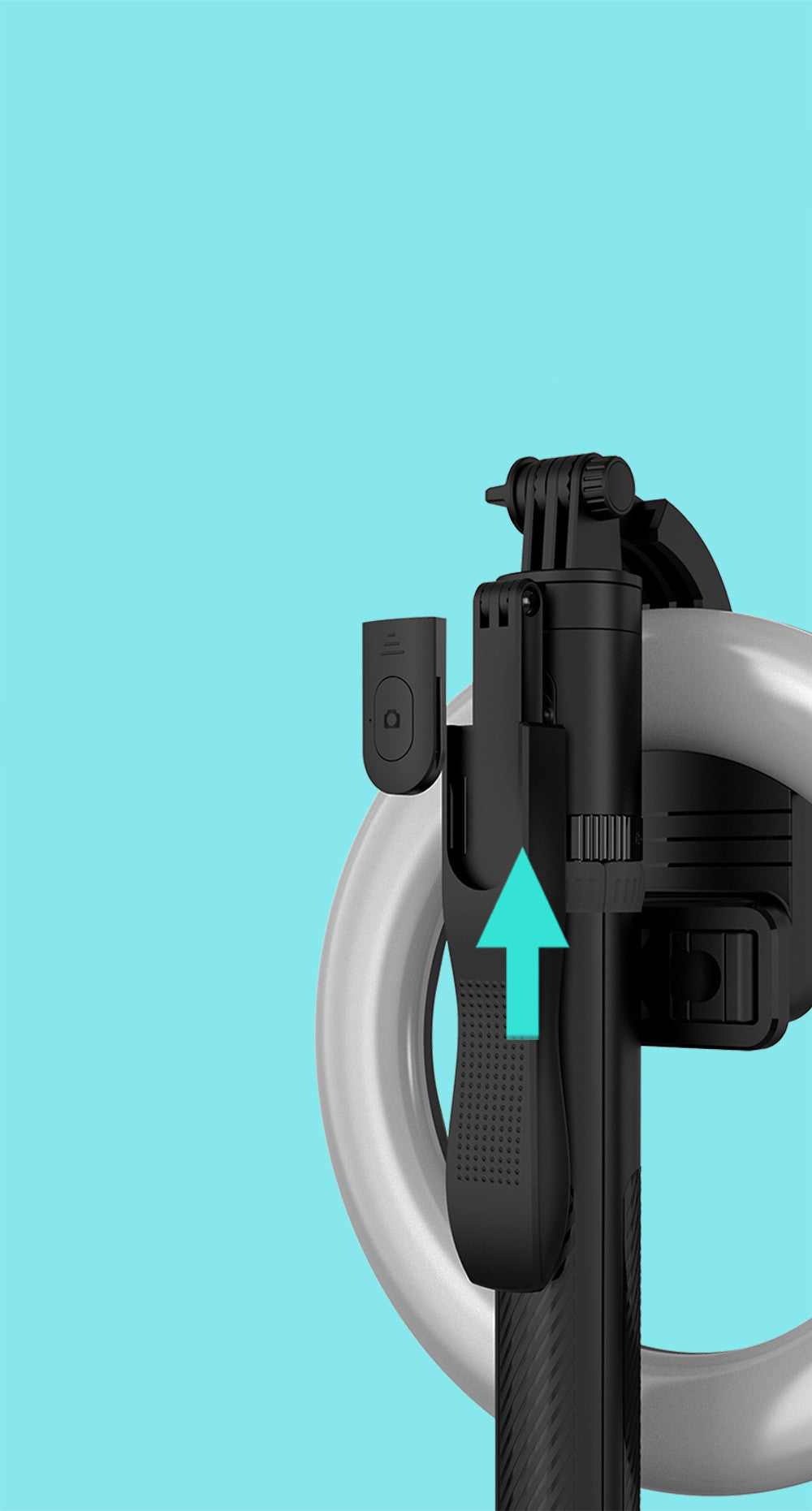 Rechargeable Ring Light Selfie Stick Set