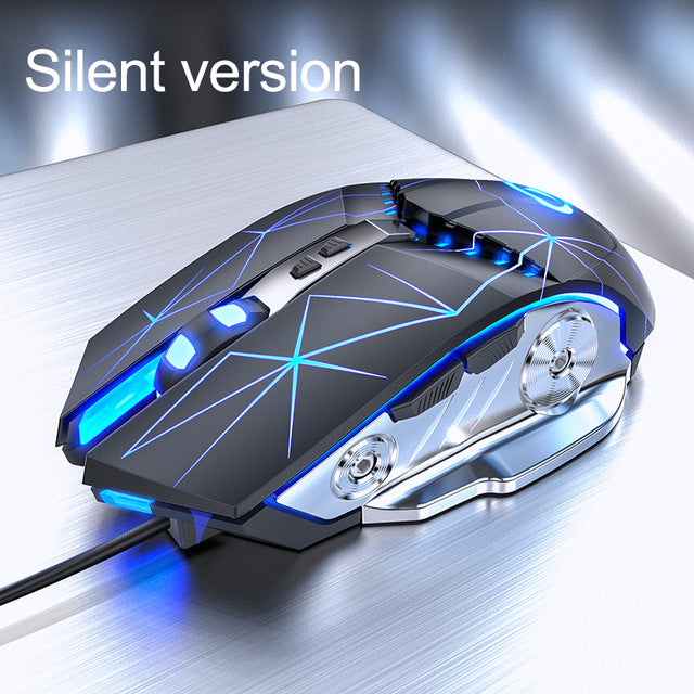 Wired Silent Gaming Mechanical Computer Mouse