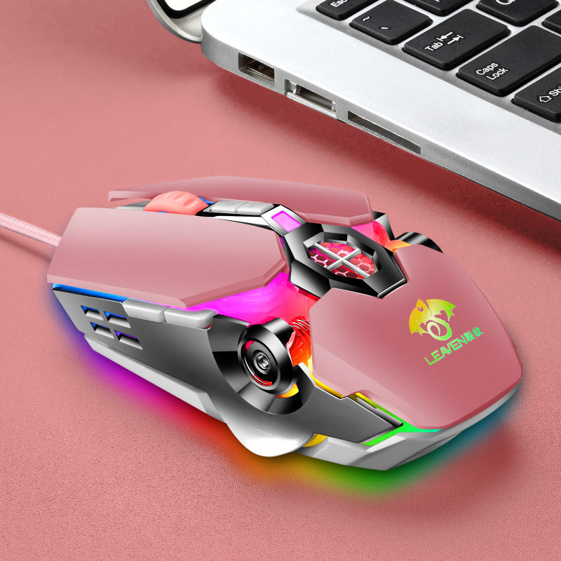 USB Wired Computer RGB Mechanical Mouse
