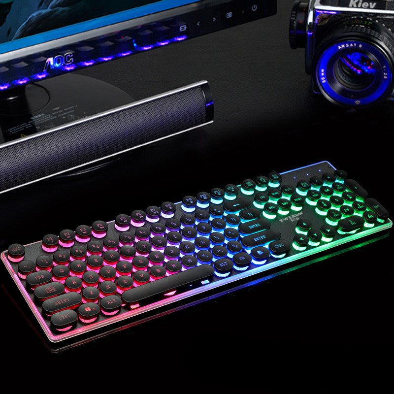 Manipulator Feel Glowing Retro Gaming Keyboard