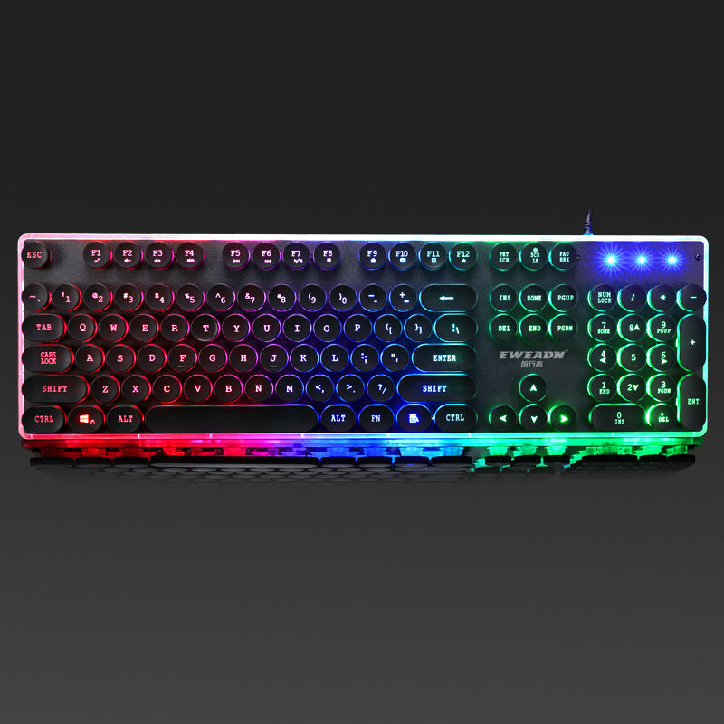 Manipulator Feel Glowing Retro Gaming Keyboard