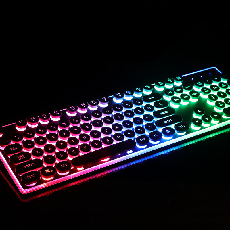 Manipulator Feel Glowing Retro Gaming Keyboard