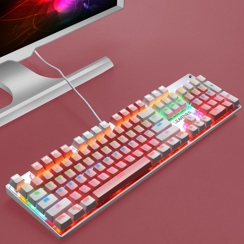 Luminous Punk USB Wired Keyboard