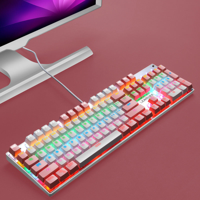 Luminous Punk USB Wired Keyboard