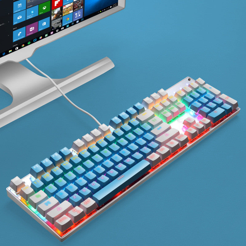 Luminous Punk USB Wired Keyboard