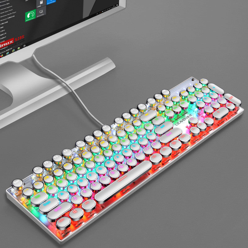Luminous Punk USB Wired Keyboard