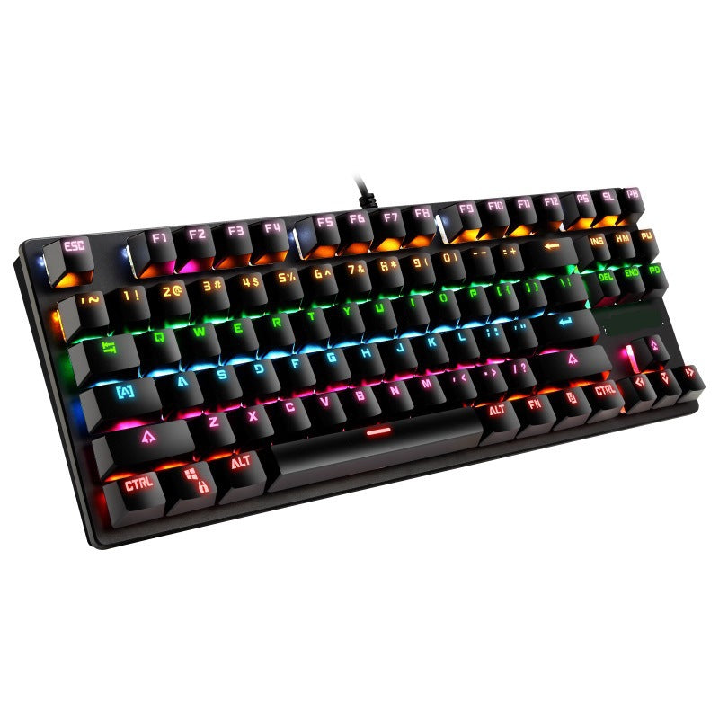 Colorful 87-key Gaming Mechanical Keyboard