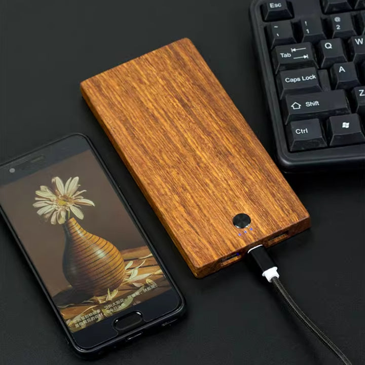 Wooden Fast Charge Mobile Power Bank