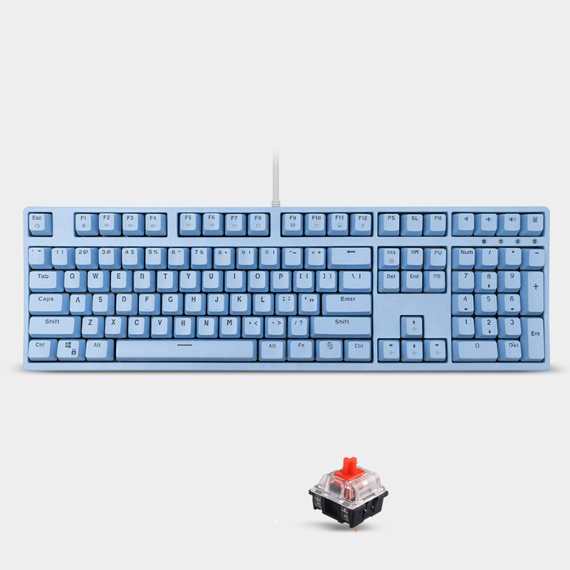 Mechanical Sea Rhyme Light Blue Keyboard