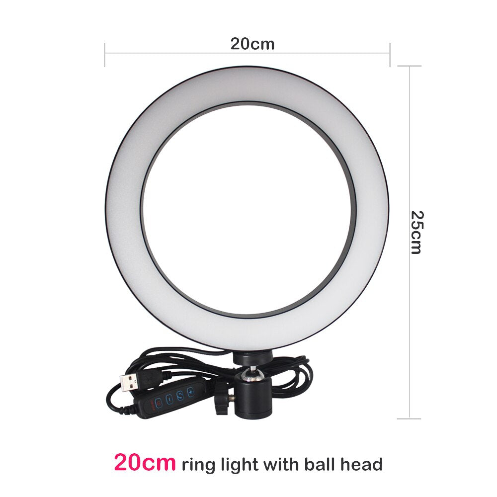 Tripod Fill Ring Light Set