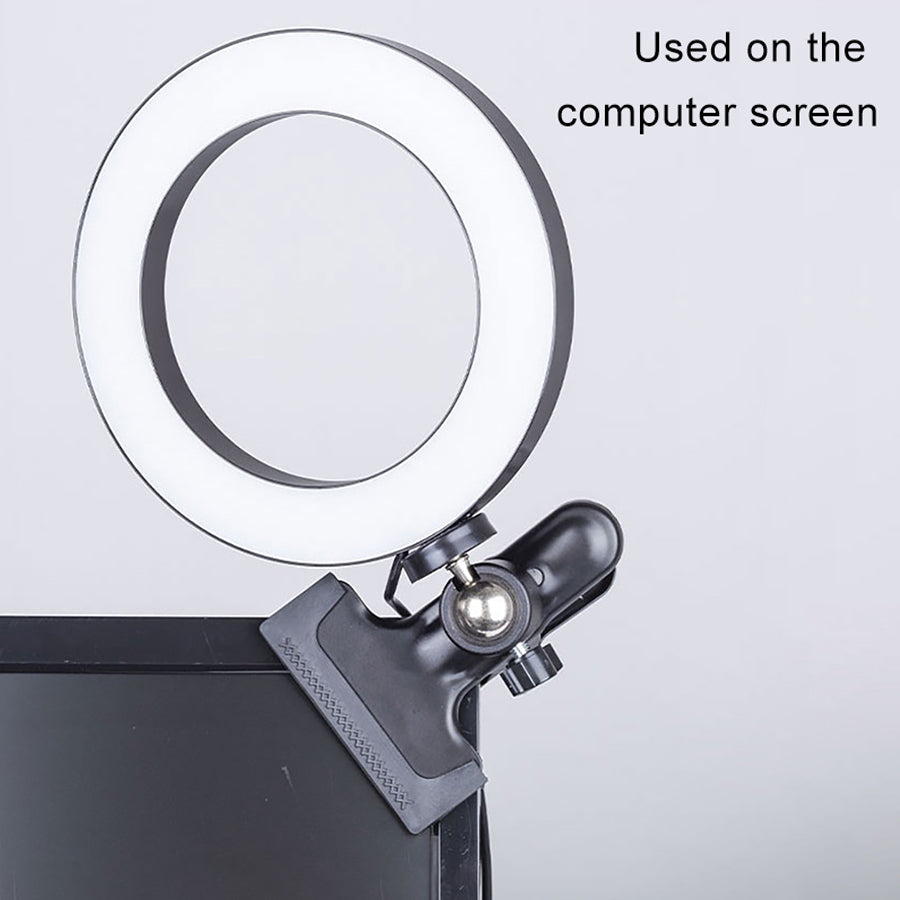 Compatible with Apple Desktop Tripod Stand Ring Light