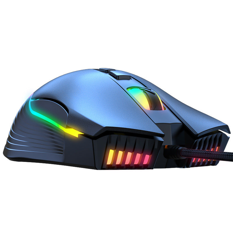 Seven-speed DPI adjustable RGB light Mouse