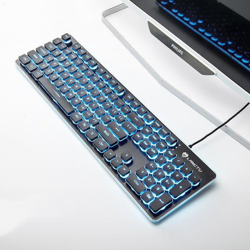Wired Film Luminous USB Gaming Keyboard