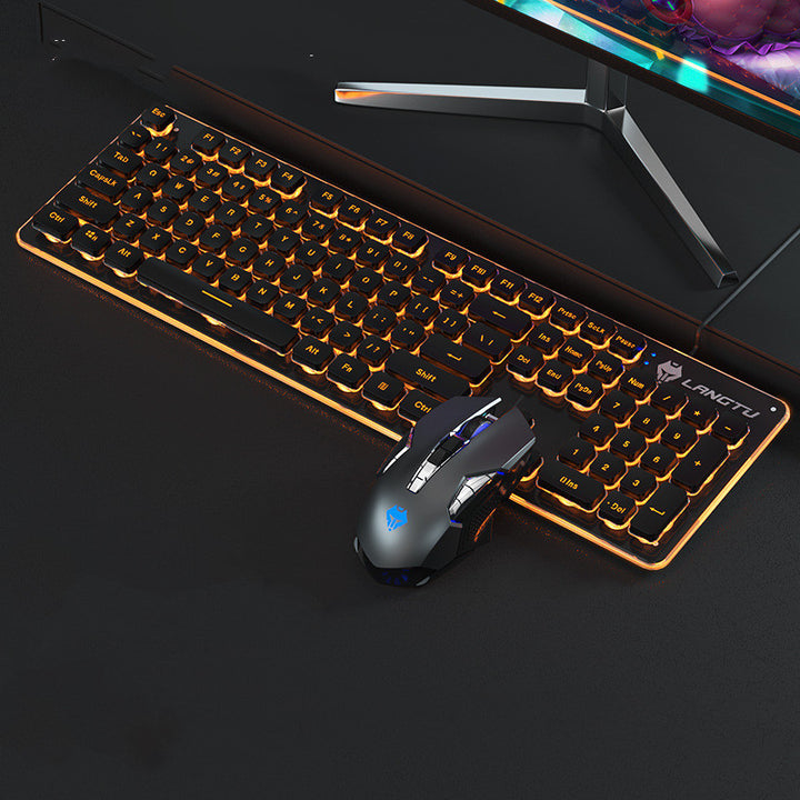 Wired Film Luminous USB Gaming Keyboard