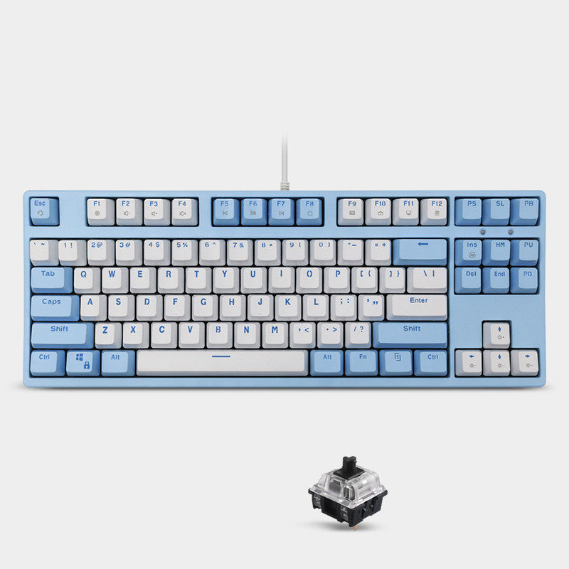 Mechanical Sea Rhyme Light Blue Keyboard