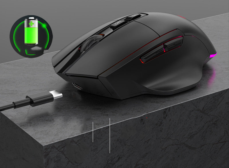 Rechargeable Wireless RGB Gaming Mouse