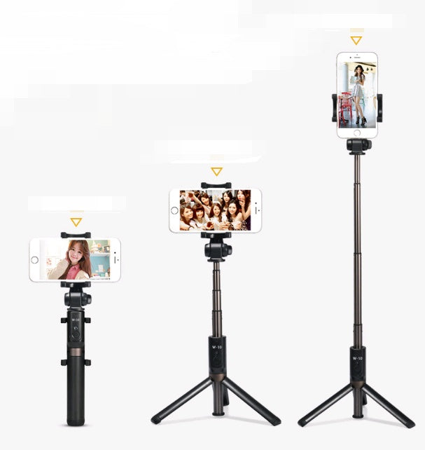 Mobile phone Bluetooth tripod selfie stick