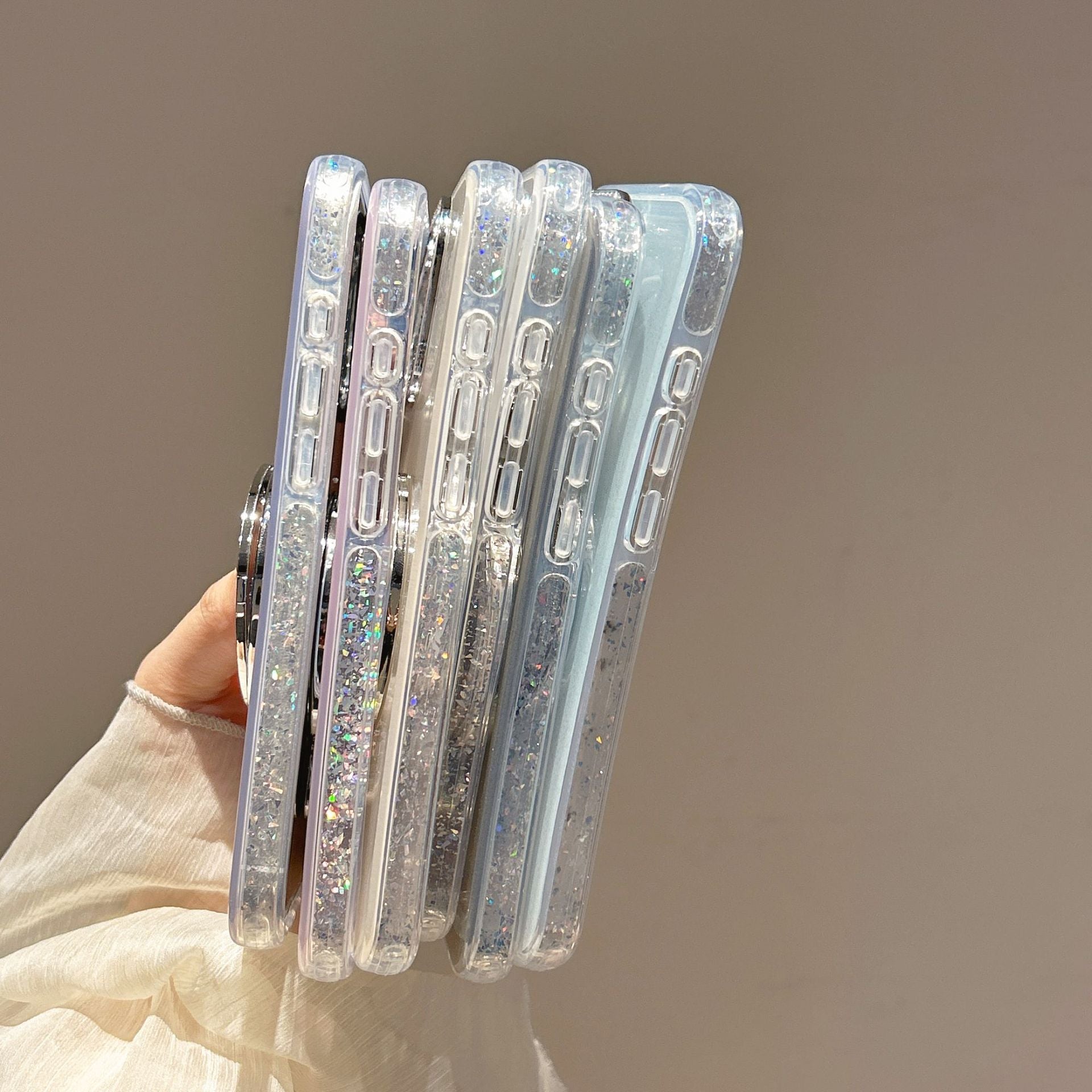 Epoxy Gradient Glitter Mobile Phone Cases