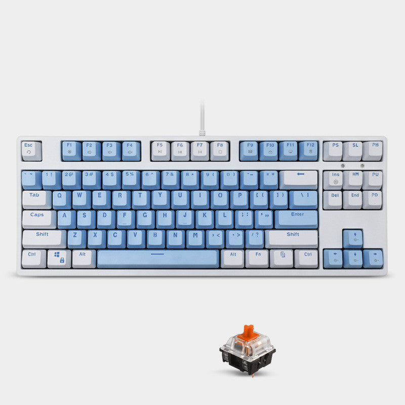 Mechanical Sea Rhyme Light Blue Keyboard