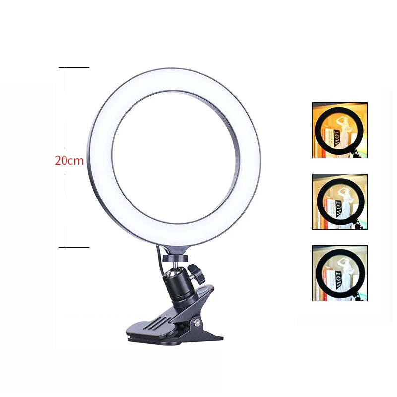 Compatible with Apple Desktop Tripod Stand Ring Light