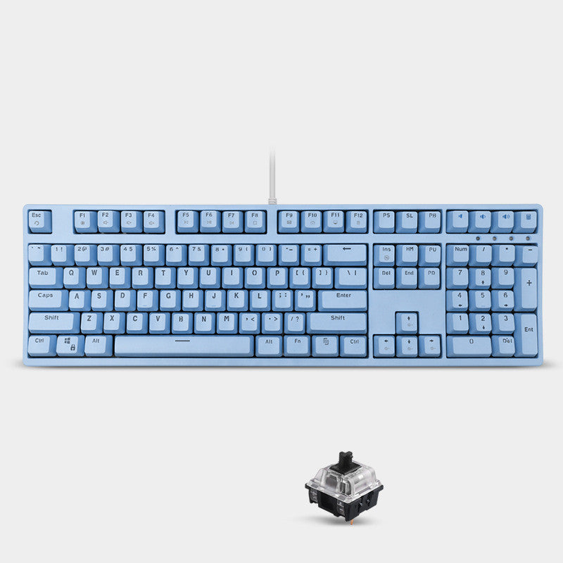 Mechanical Sea Rhyme Light Blue Keyboard