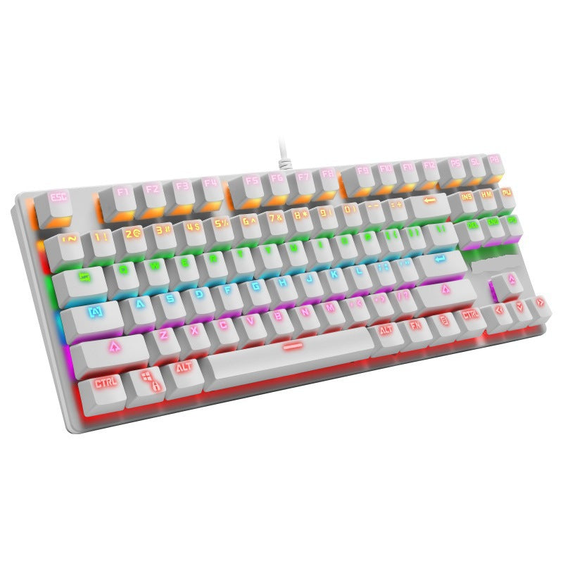 Colorful 87-key Gaming Mechanical Keyboard