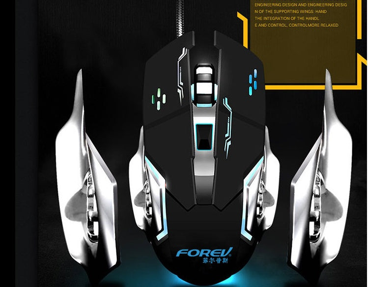 Mechanical Wired Luminous USB Gaming Mouse