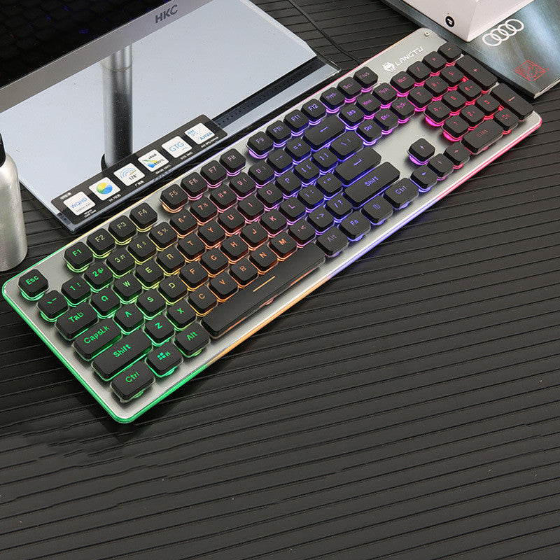 Wired Film Luminous USB Gaming Keyboard