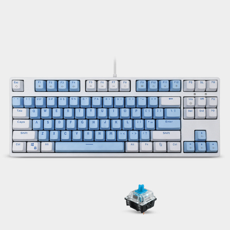 Mechanical Sea Rhyme Light Blue Keyboard