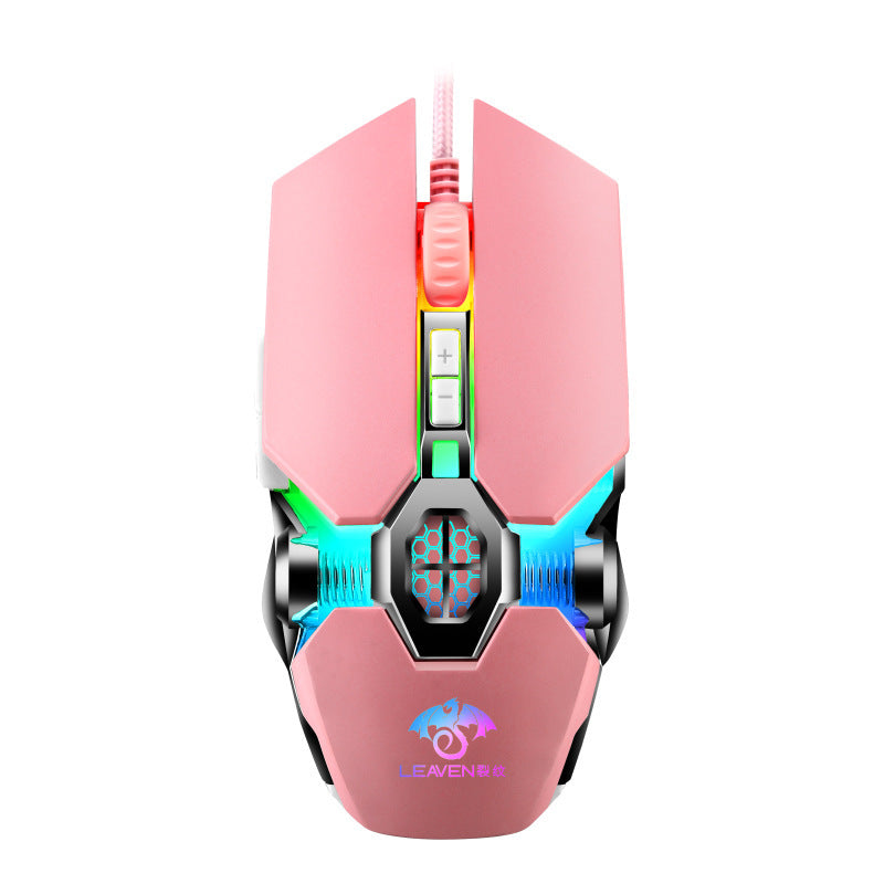 USB Wired Computer RGB Mechanical Mouse