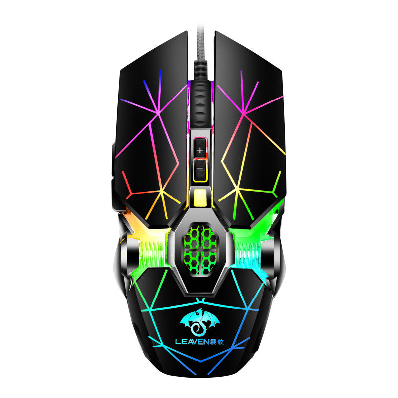 USB Wired Computer RGB Mechanical Mouse