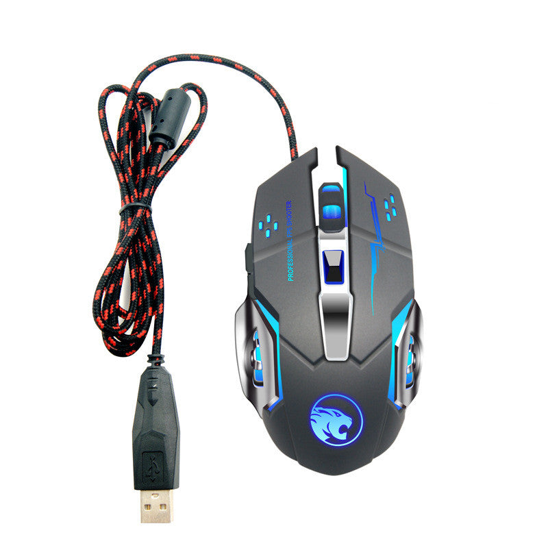 Wireless Gaming Luminous Rechargeable Wired Mouse