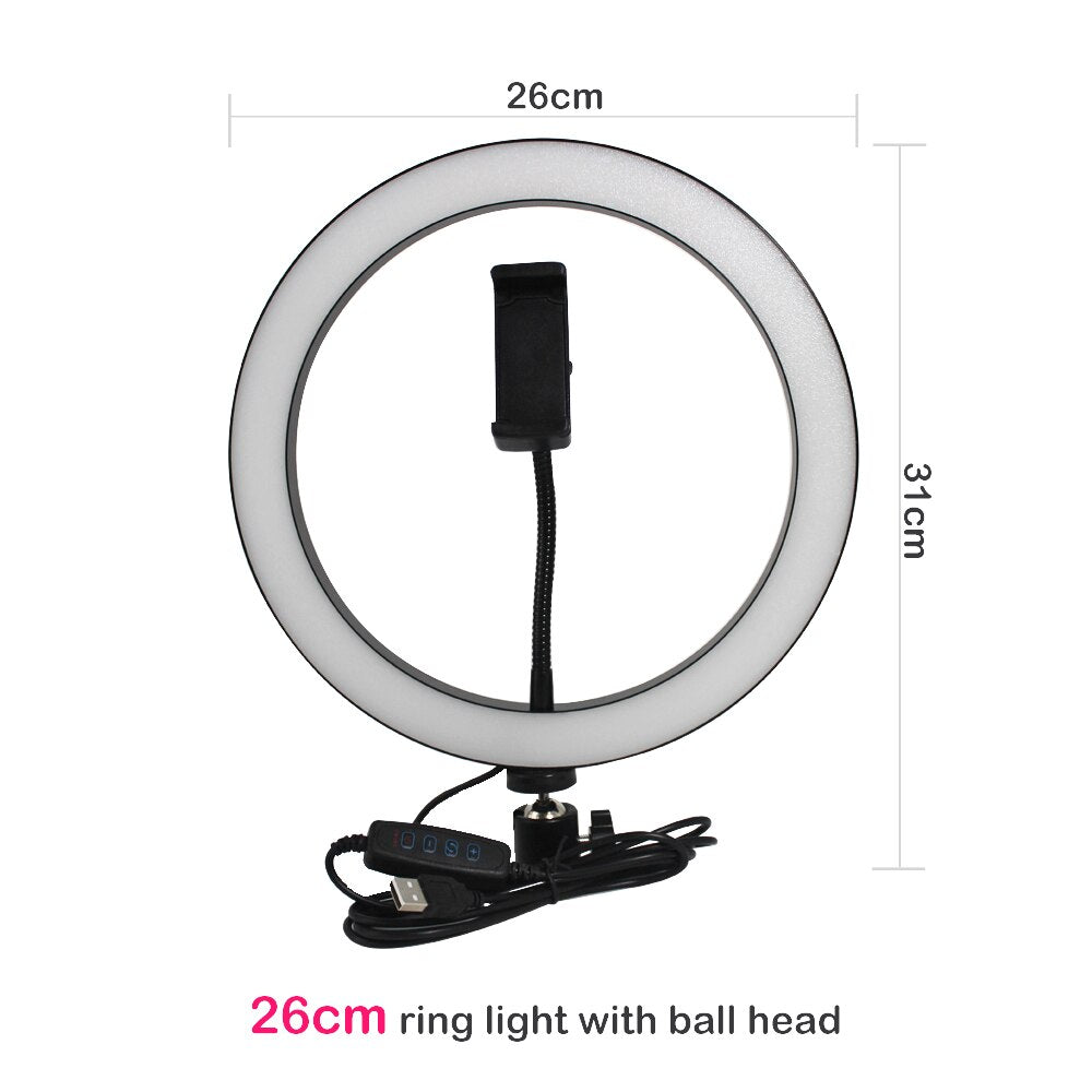 Tripod Fill Ring Light Set