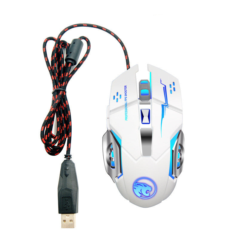 Wireless Gaming Luminous Rechargeable Wired Mouse