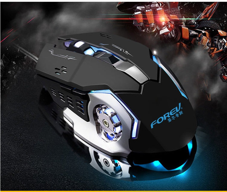 Mechanical Wired Luminous USB Gaming Mouse