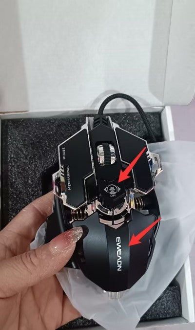 Wired Mechanical Computer Gaming Mouse