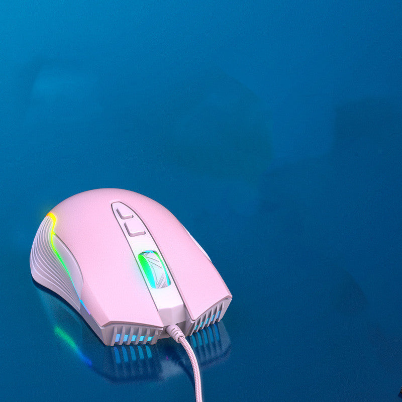 Seven-speed DPI adjustable RGB light Mouse