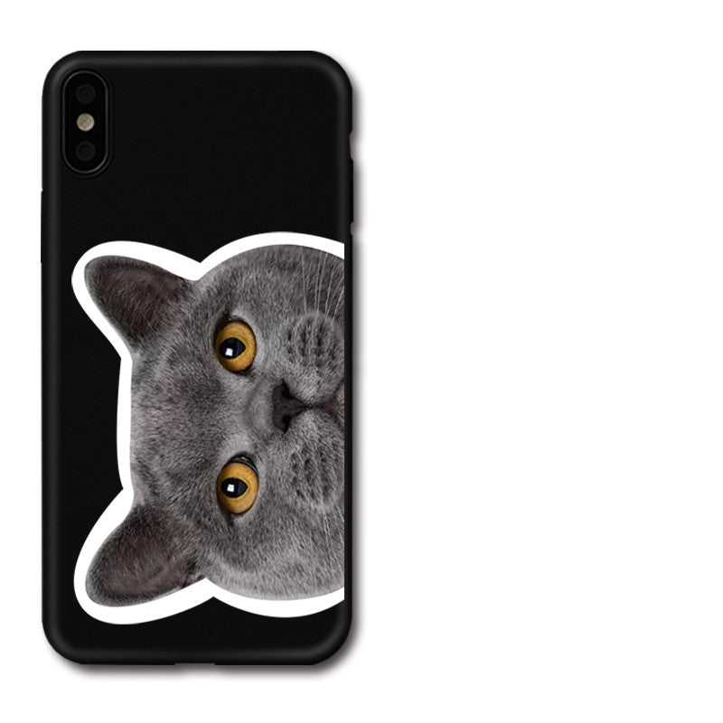 Transparent Cat Printing Protective Cover