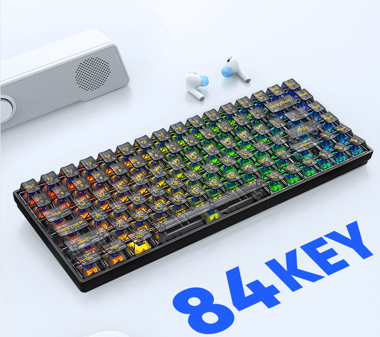 Transparent RGB Gaming Wired Mechanical Keyboard