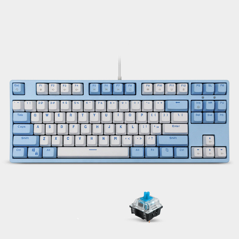 Mechanical Sea Rhyme Light Blue Keyboard